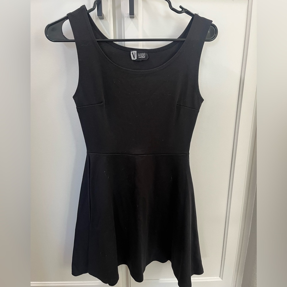 Vibe Black Sleeveless Dress